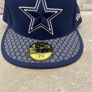 Dallas Cowboys New Era Navy and Gray Star Hat on-field cap